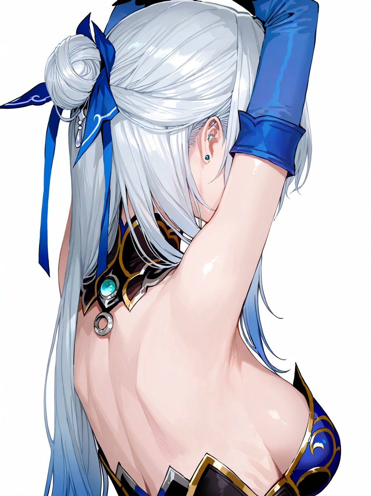 银发美少女的独特魅力瞬间