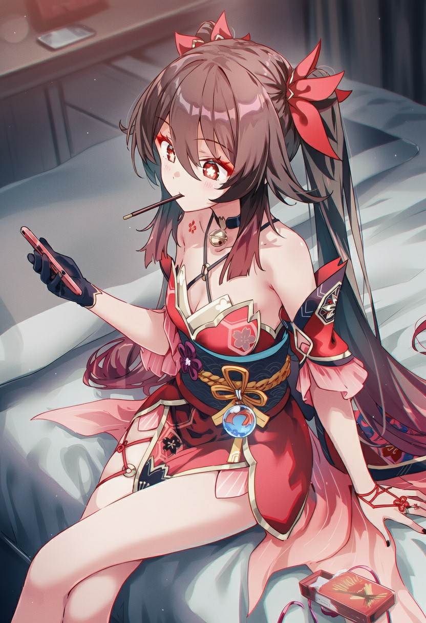 古风美少女的悠闲日常时刻