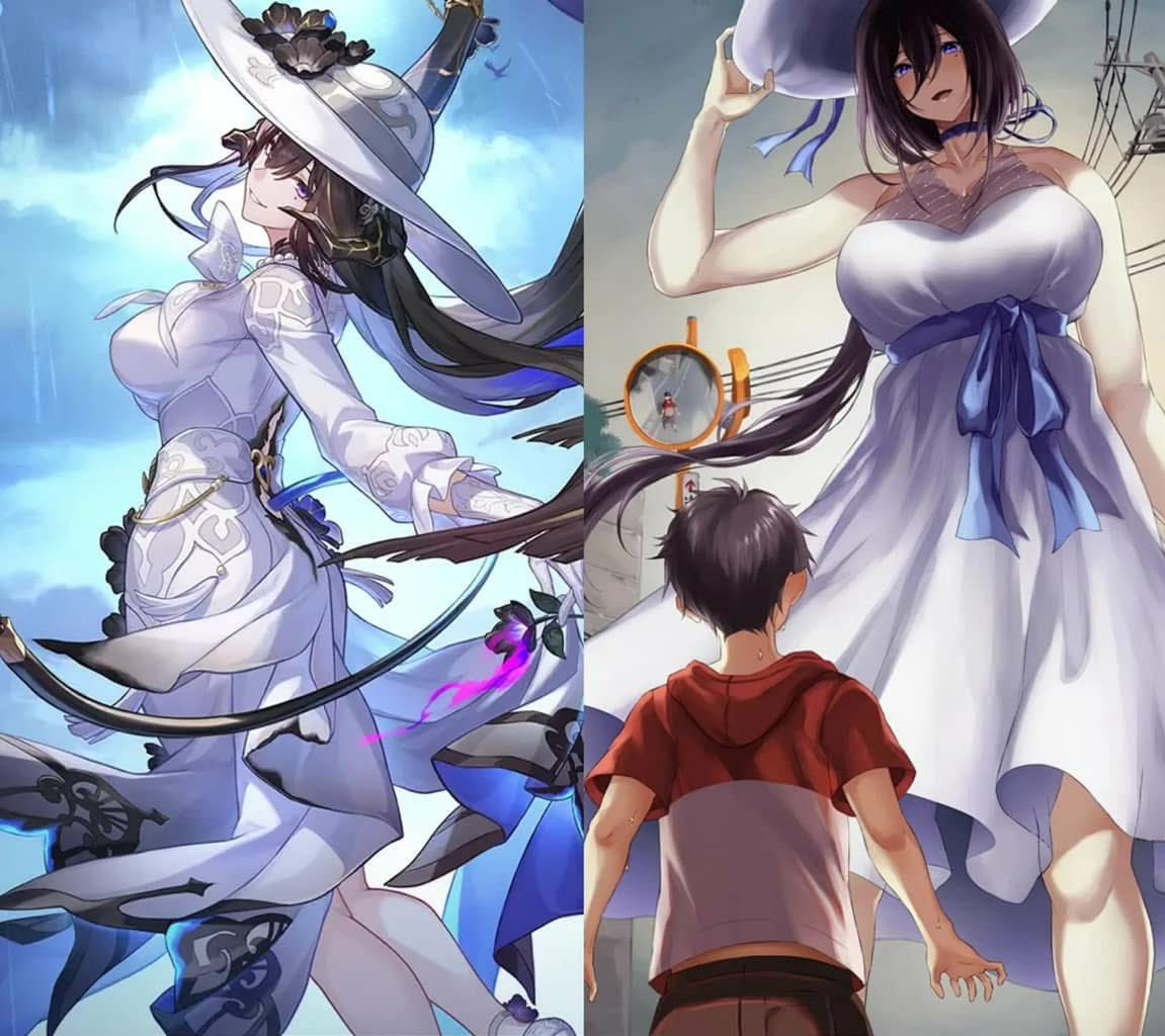 星穹角色撞脸都市御姐，次元破壁既视感拉满