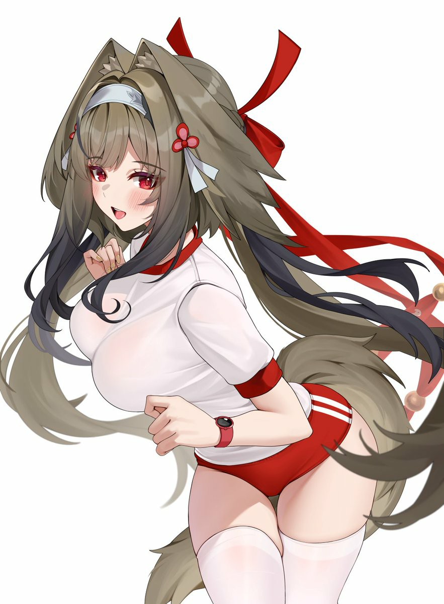 兽耳元气少女运动风穿搭超吸睛