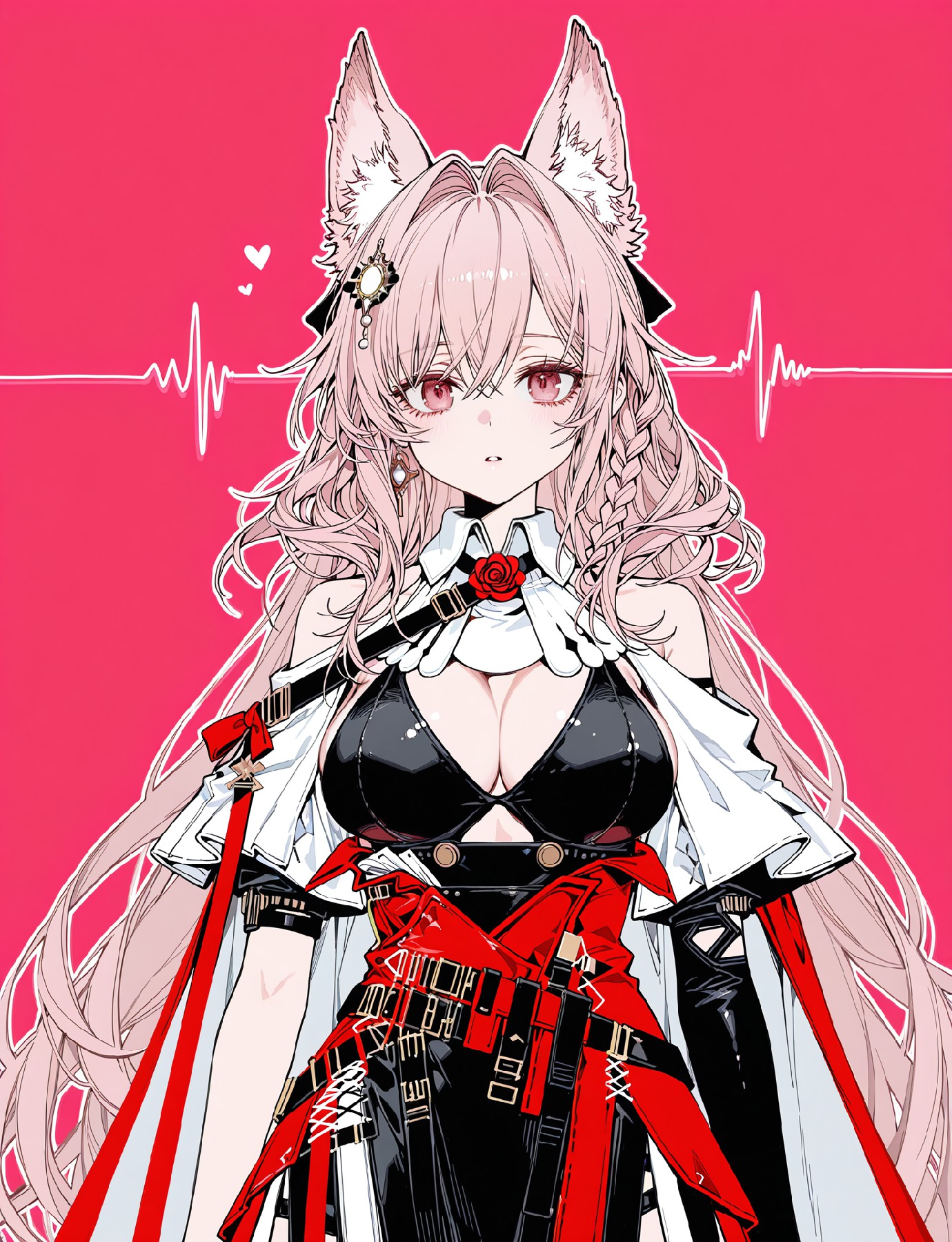 红黑系兽耳娘 心跳心动氛围感拉满