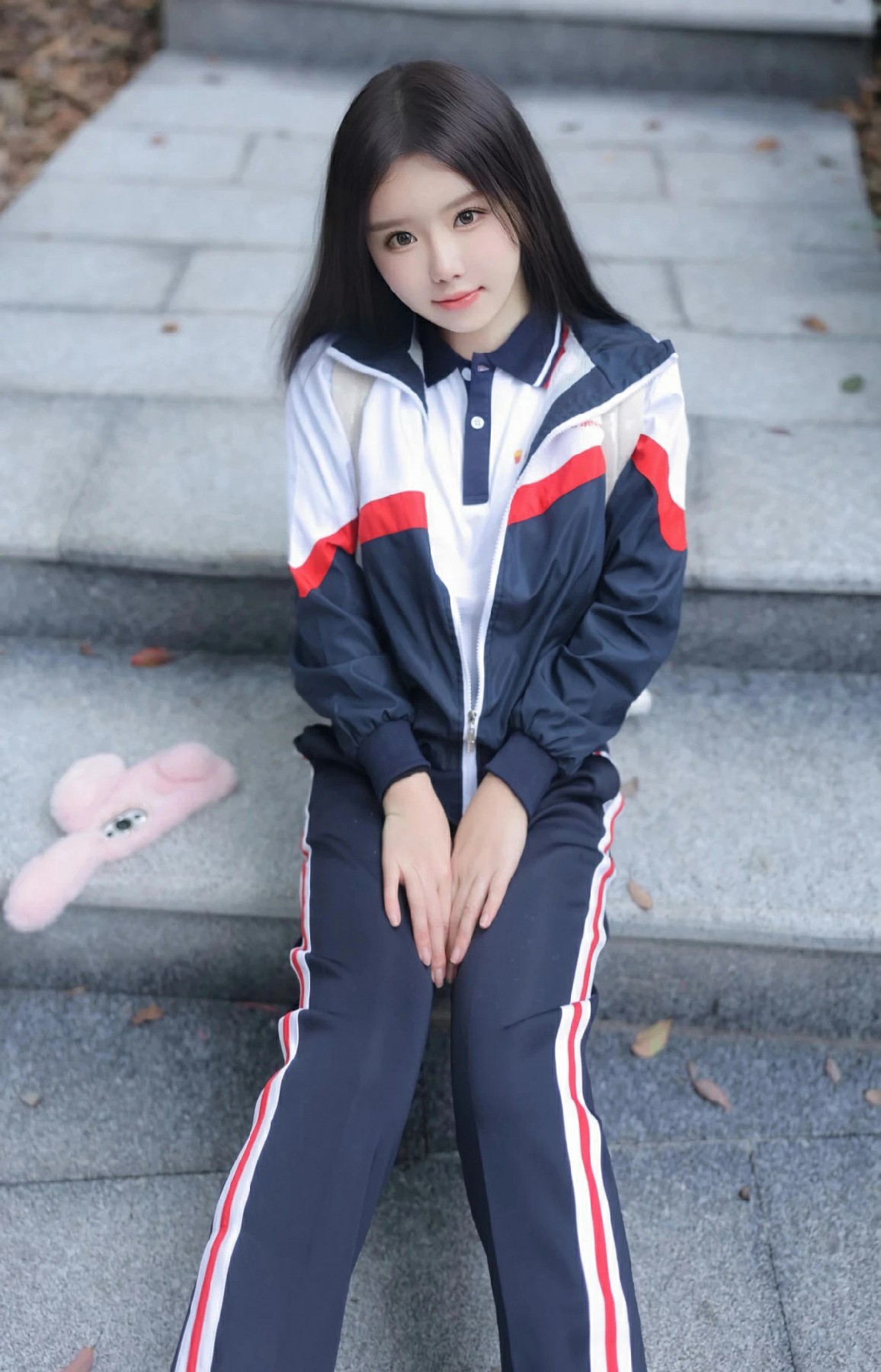 校园风校服穿搭 元气少女超吸睛