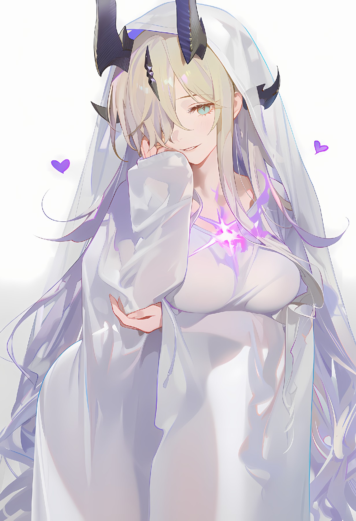 温柔又带点小恶魔感的婚纱少女太戳我了