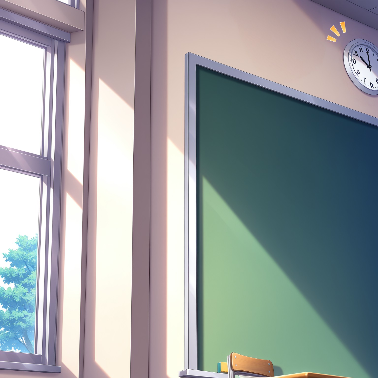 阳光满溢的教室，藏着青春小美好