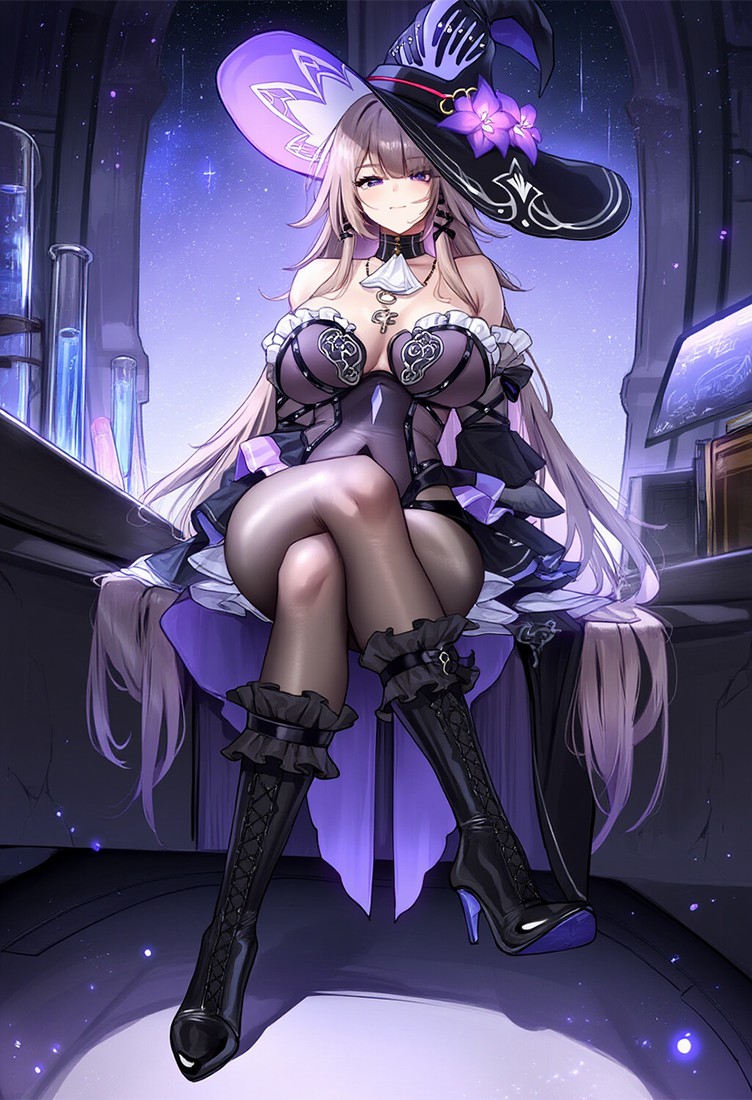 神秘魔女的奇幻氛围感造型