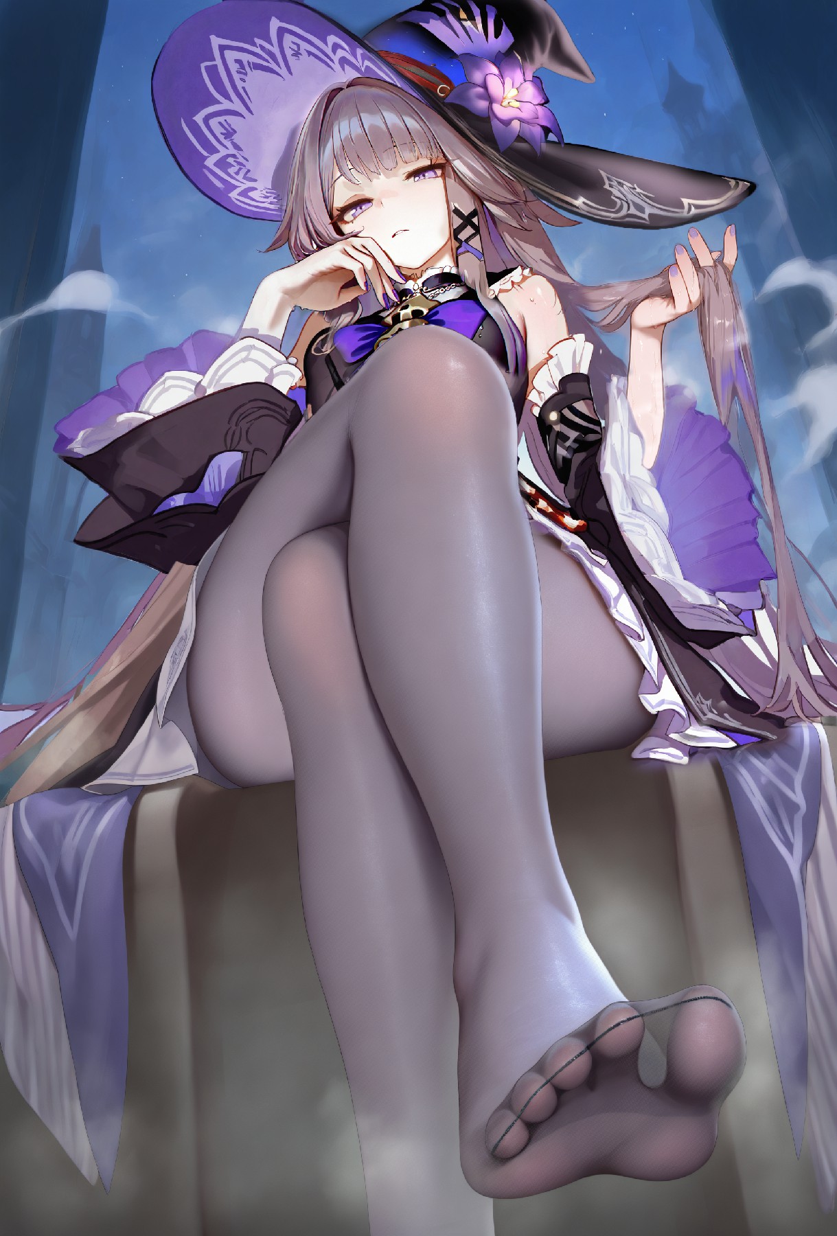 优雅魔女的独特魅力瞬间