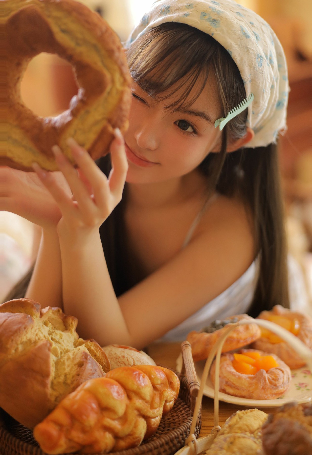 满屋面包香!甜系少女的治愈时光