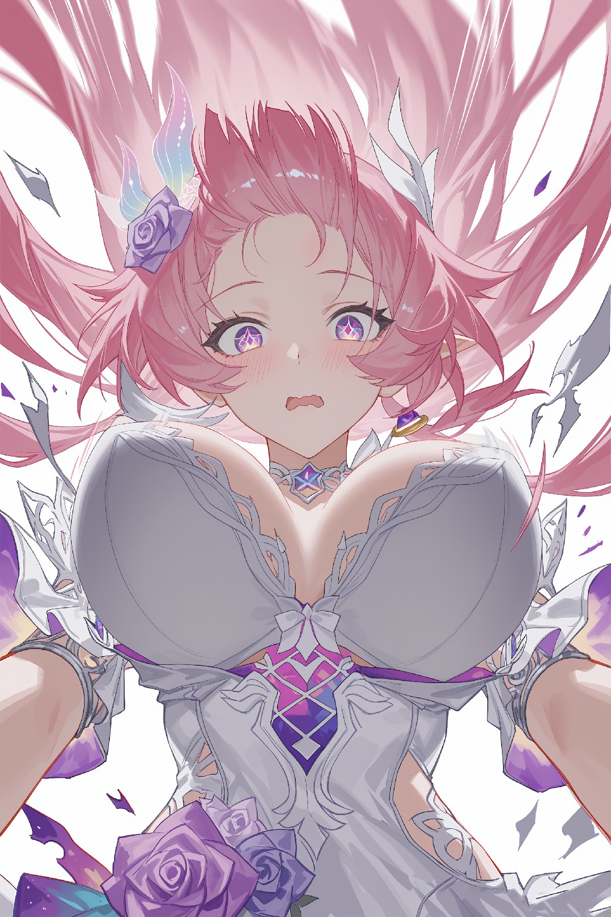 [粉发妖精少女 氛围感拉满的精美同人插画