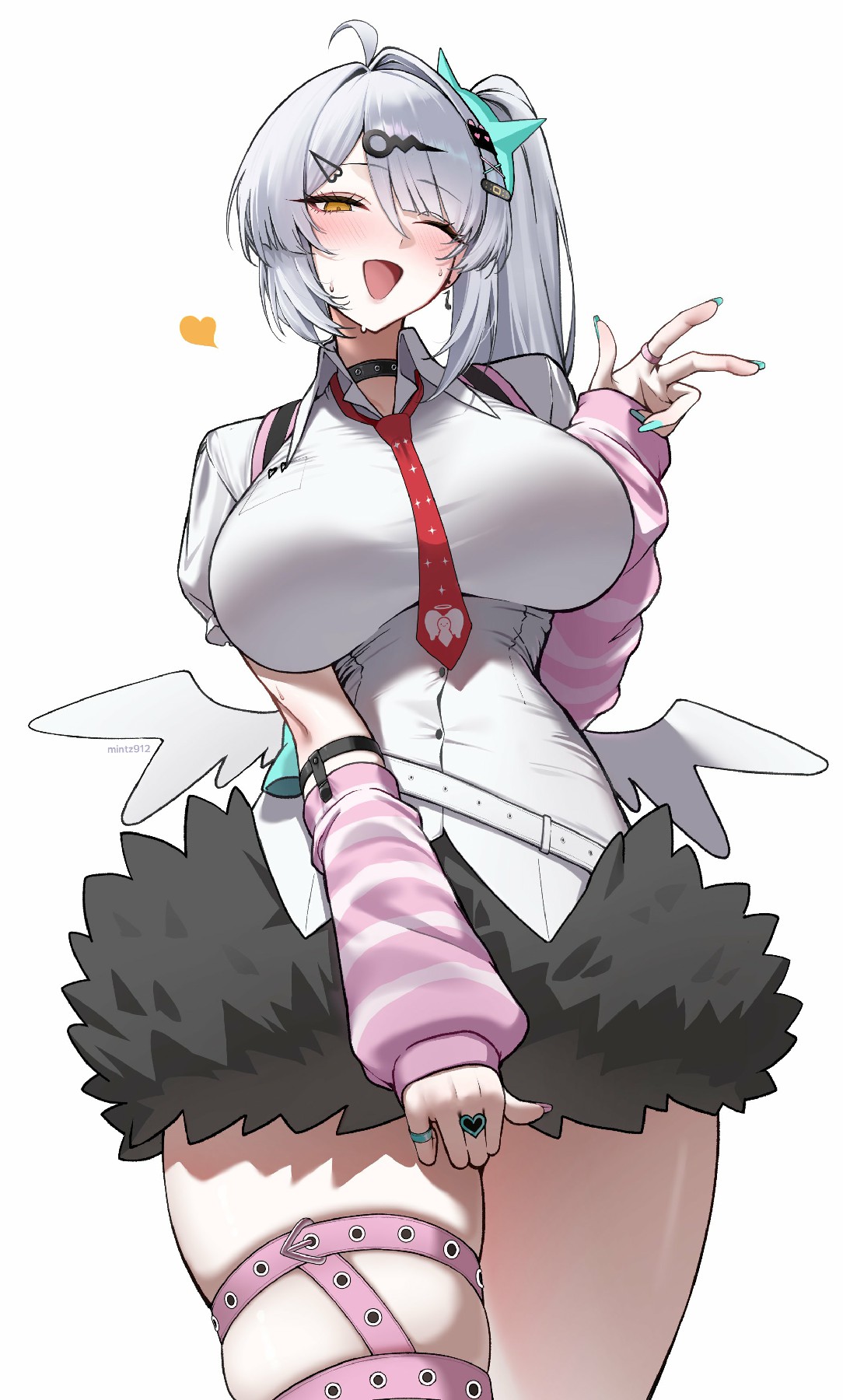 甜酷天使系辣妹的元气穿搭