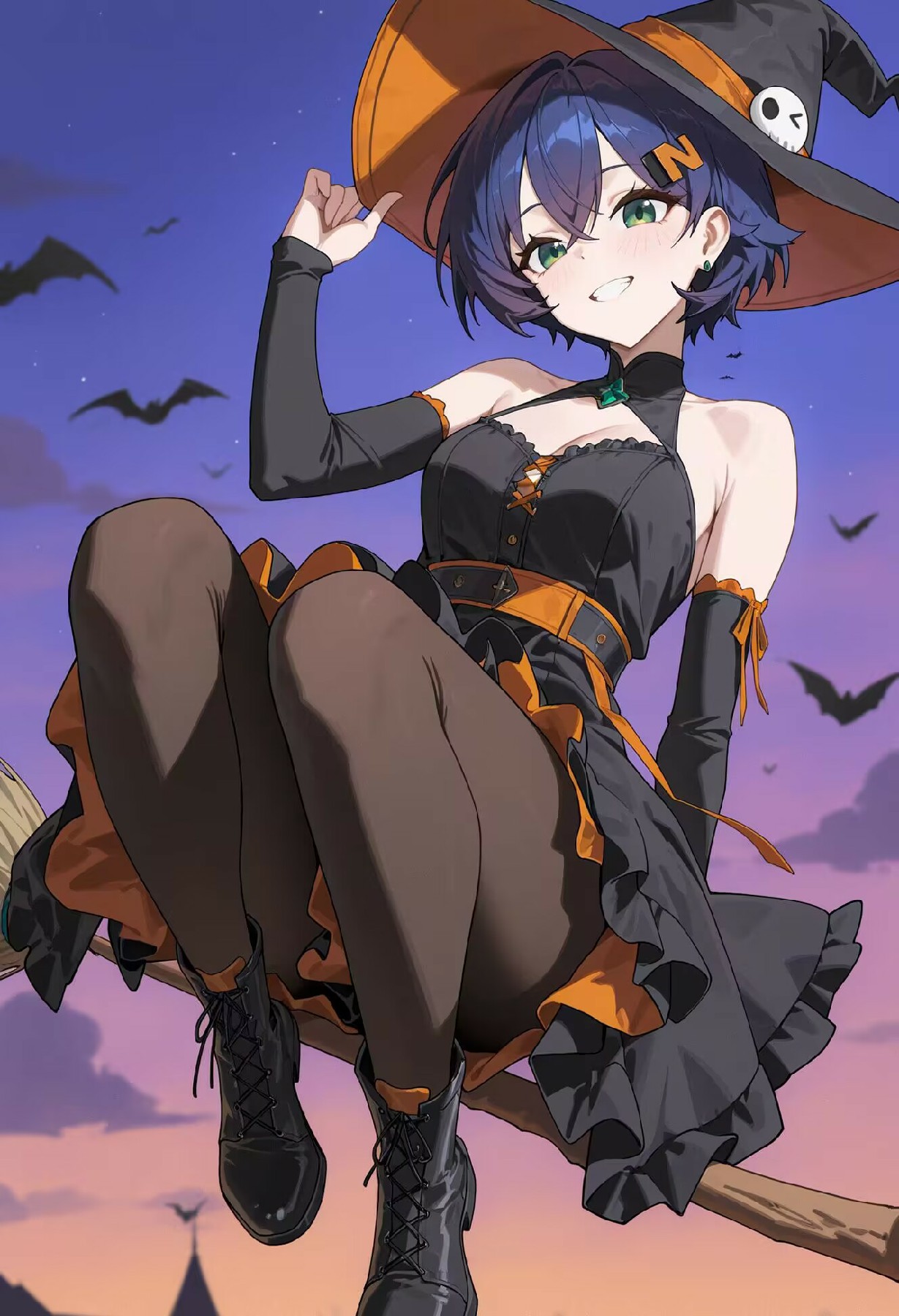 超酷女巫少女的奇幻飞行时刻