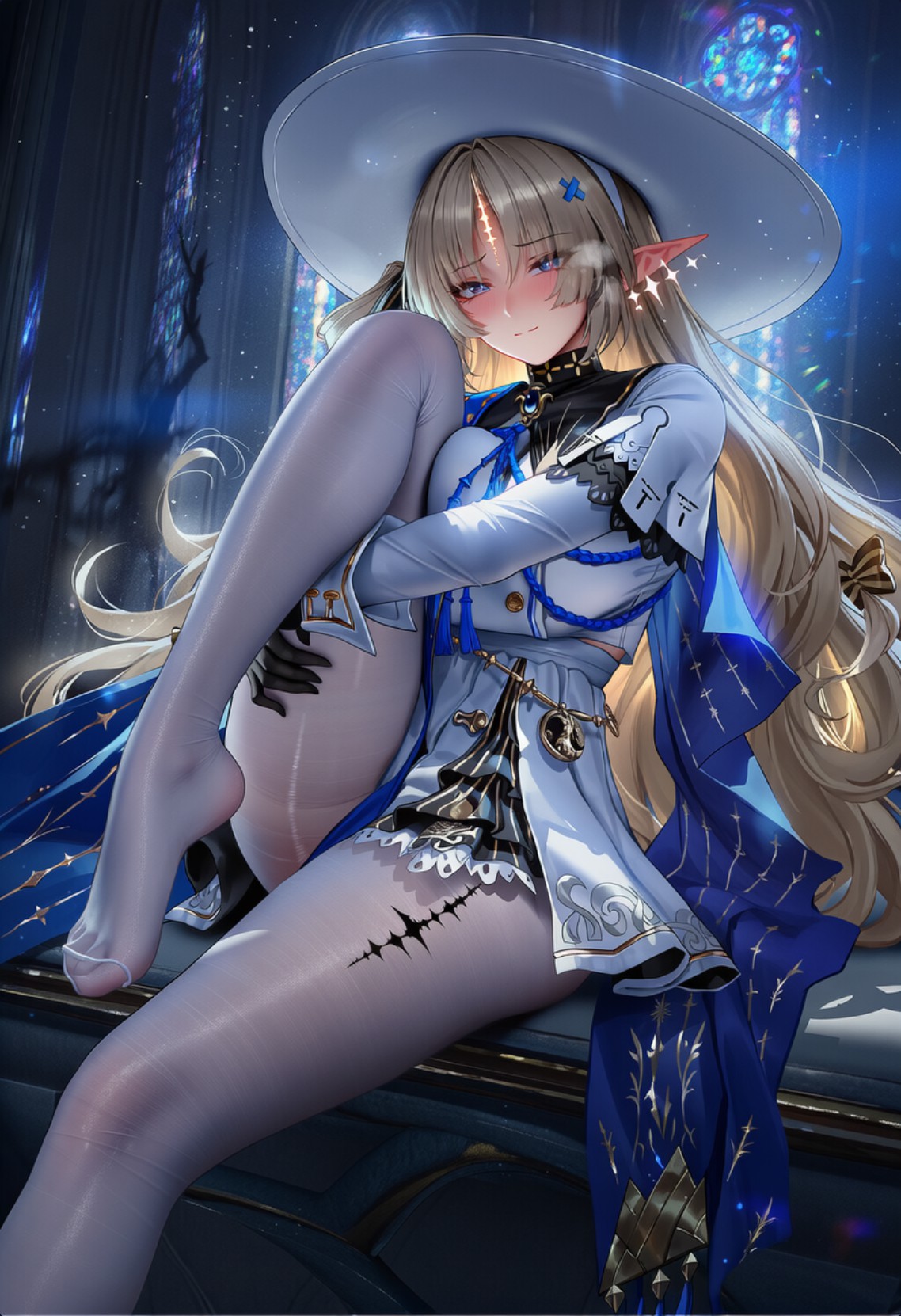 奇幻风格的绝美精灵少女