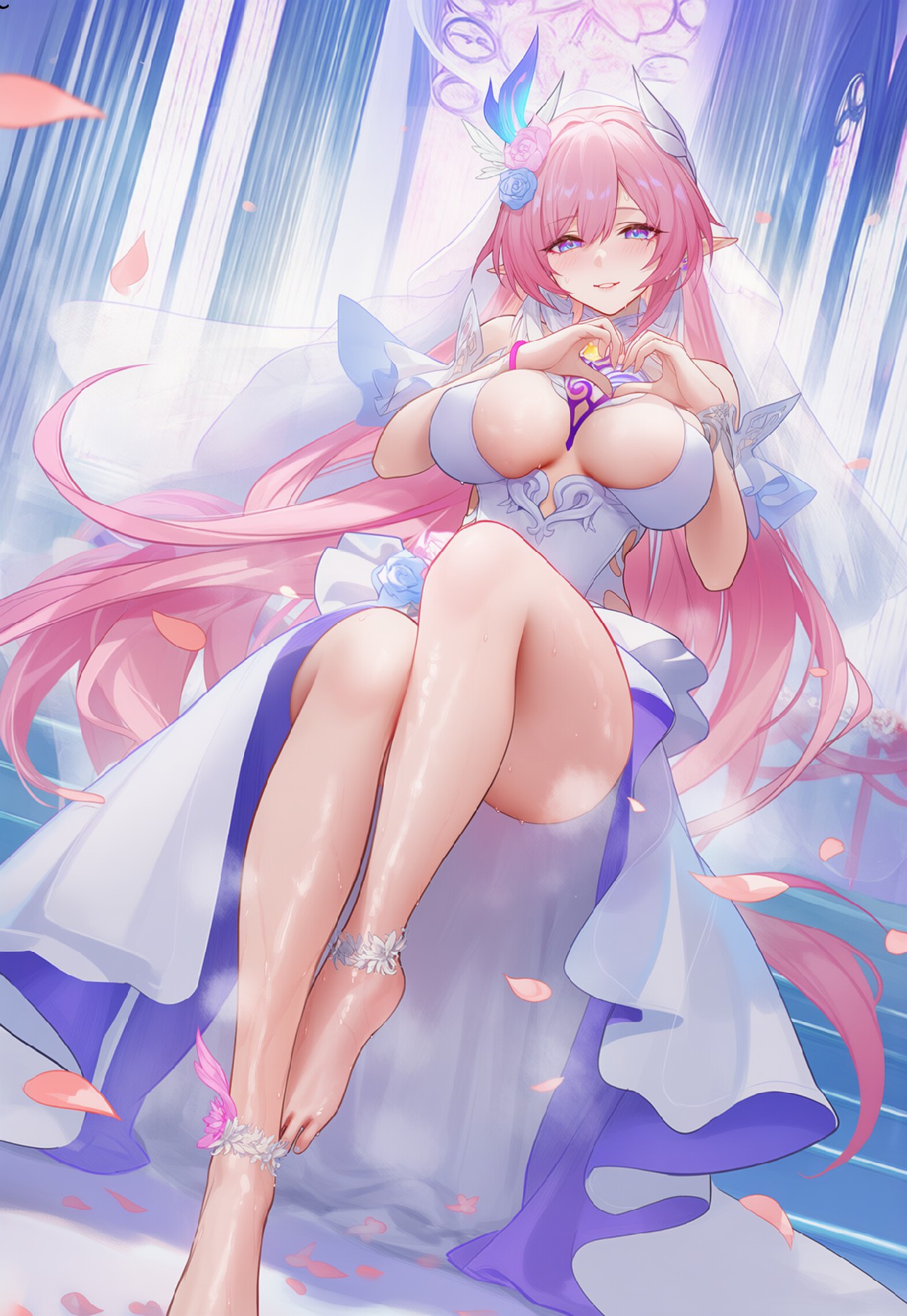 梦幻唯美的二次元美少女形象