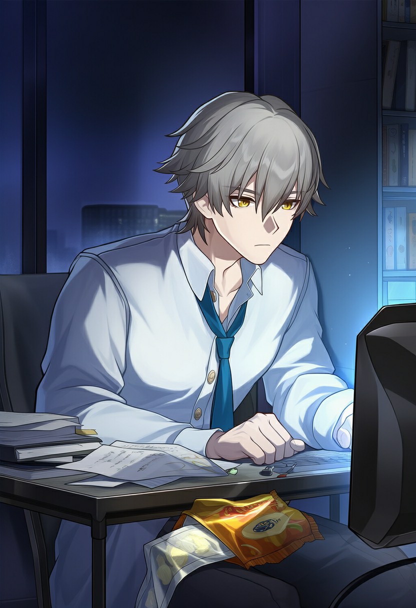 加班也要帅的二次元职场男神