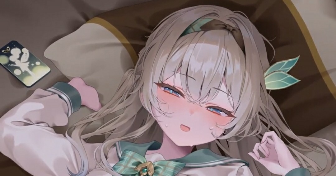 慵懒美少女的惬意瞬间