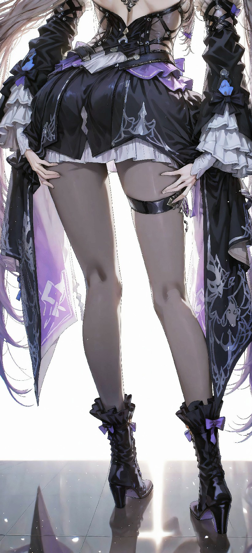 暗黑哥特风二次元少女华丽穿搭