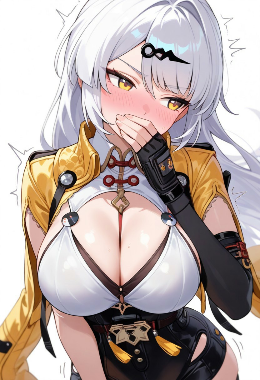 银发御姐心动名场面，大胸造型超吸睛！