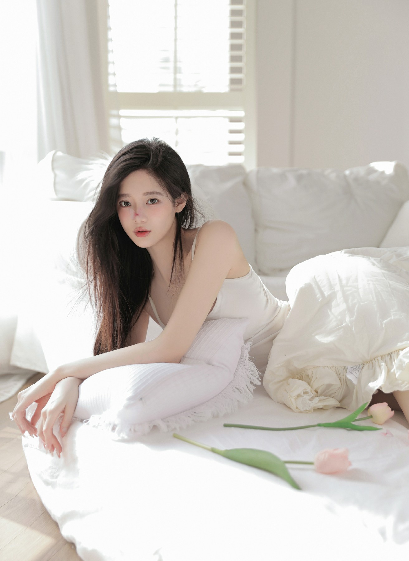 春日温柔系居家写真氛围感拉满