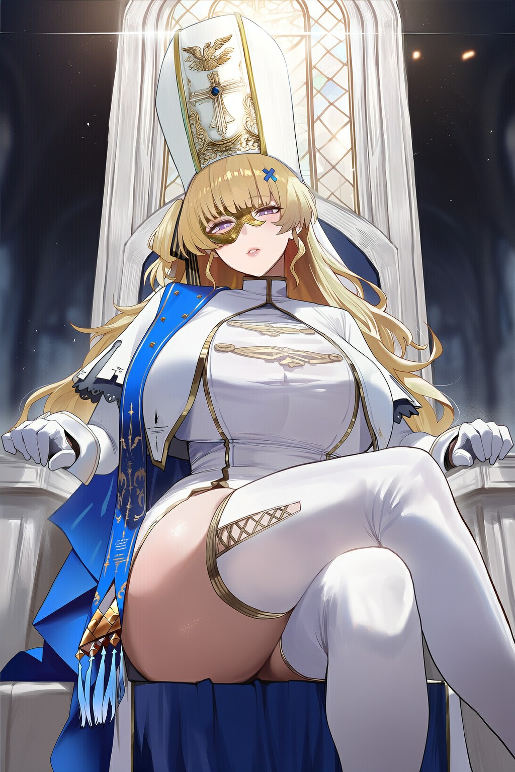 华丽神职风角色，优雅中透着小性感