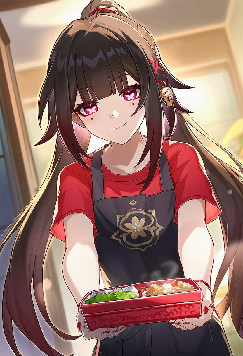 可爱厨娘送上美味便当啦