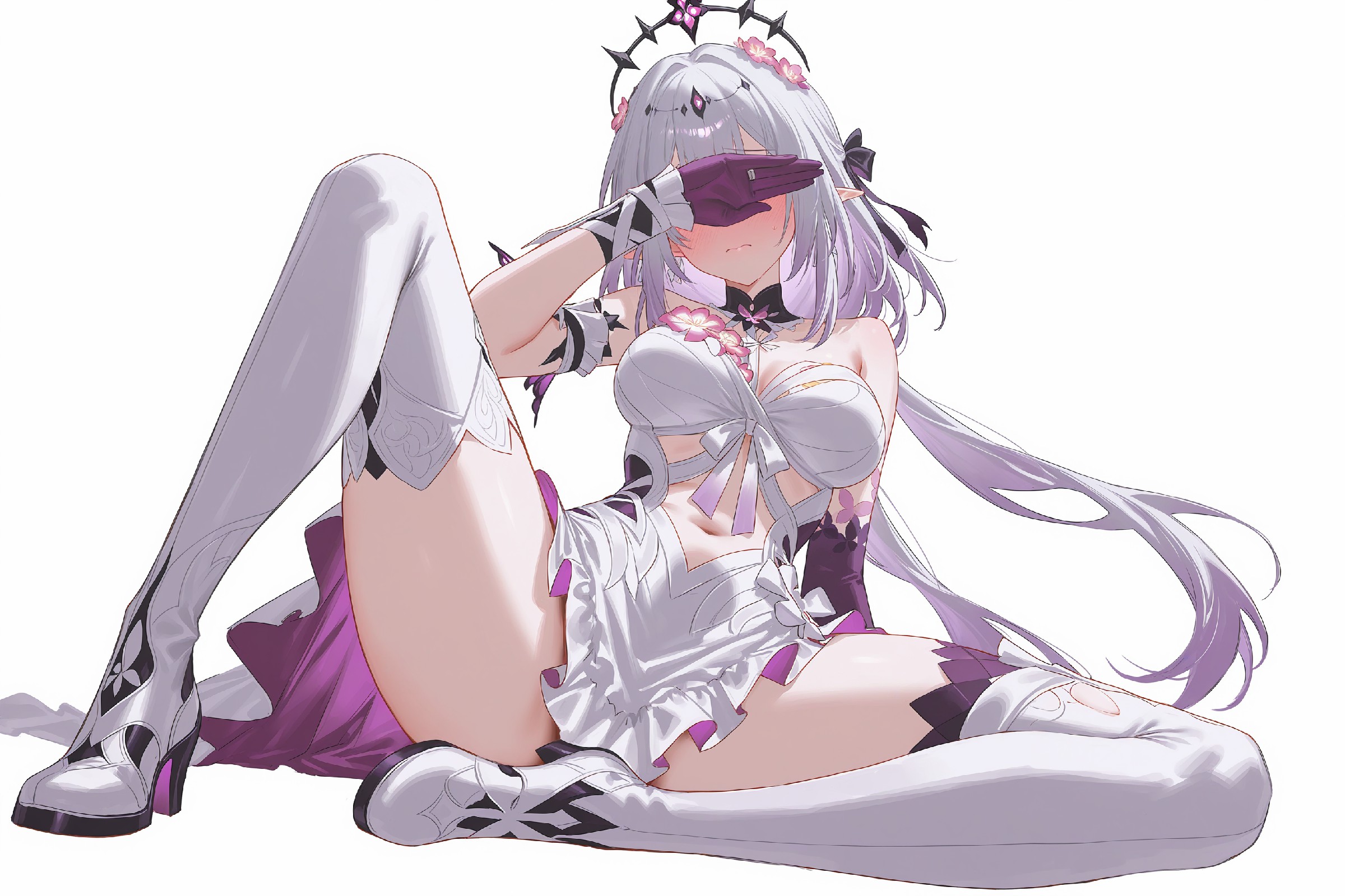 原神角色灵动坐姿，温柔俏皮的视觉享受