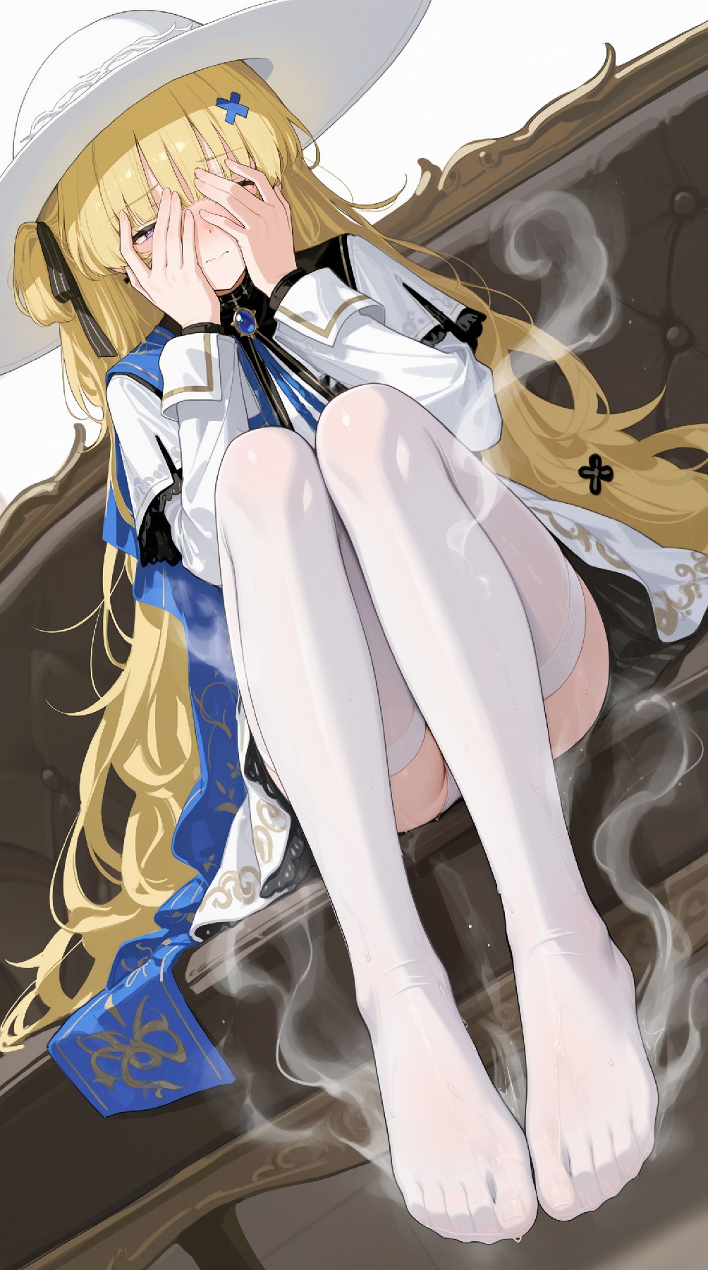 梦幻少女的静谧姿态