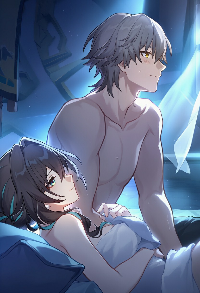 星穹铁道开拓者同人 暧昧同框氛围感拉满