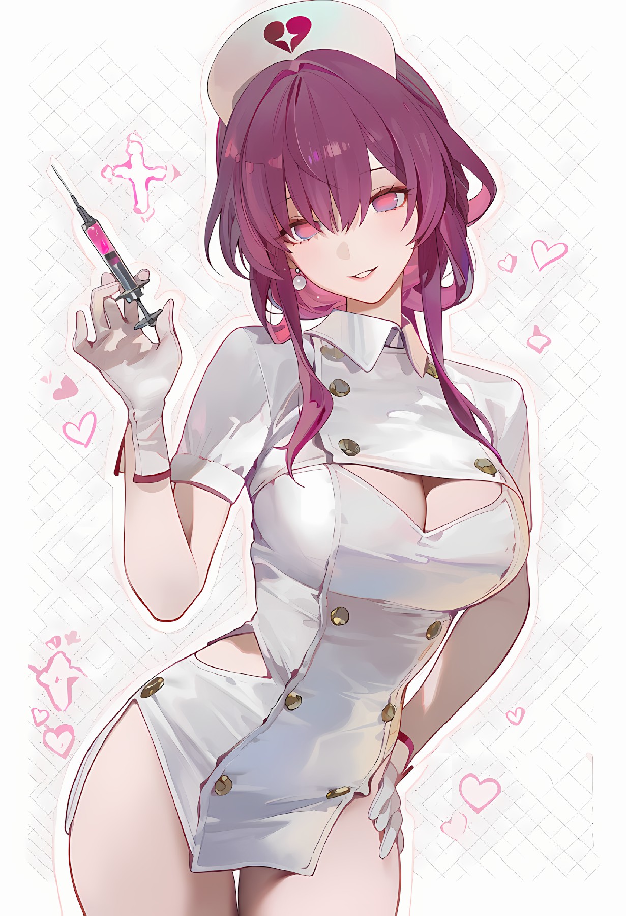 超飒二次元护士小姐姐形象