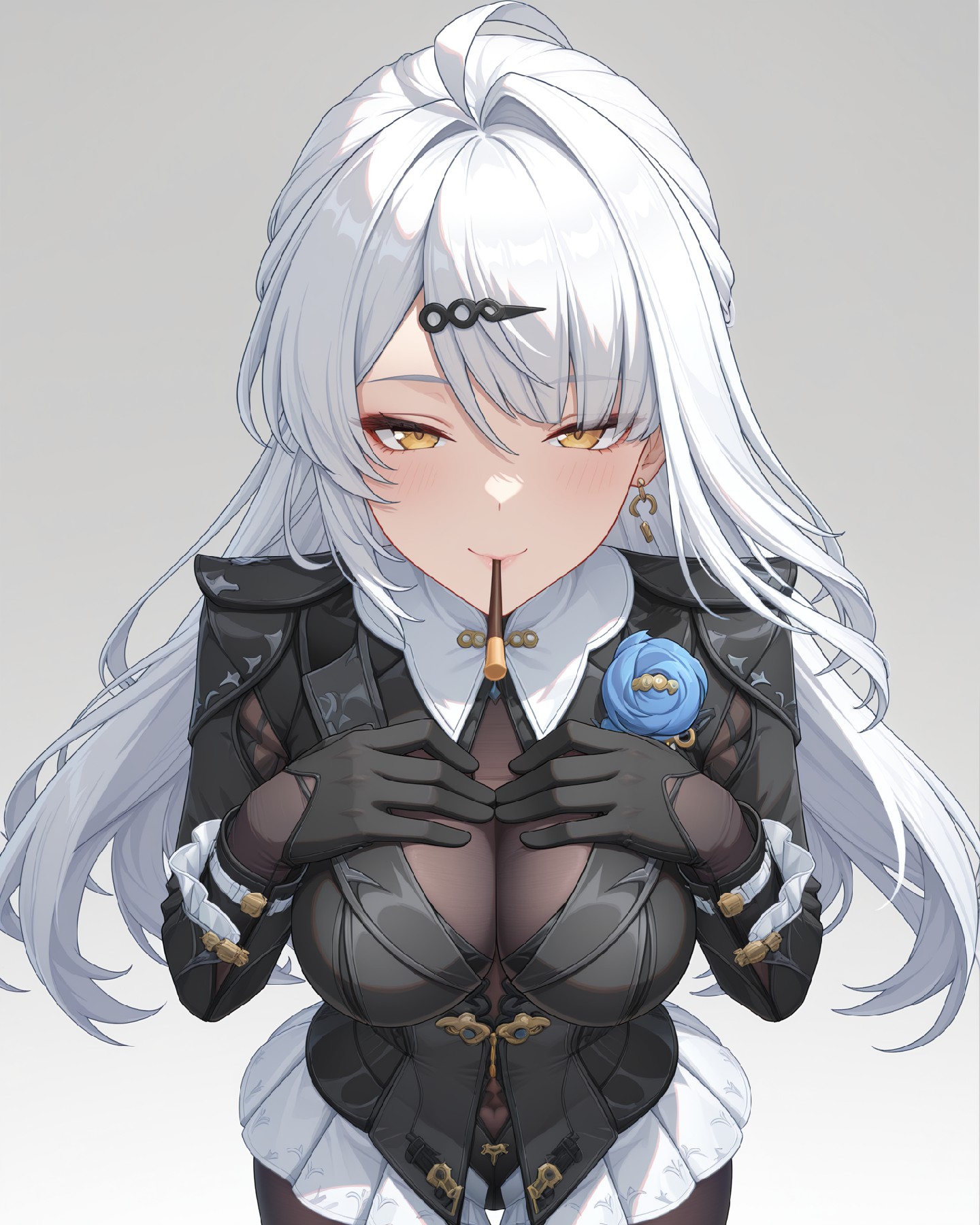 银发黄眼御姐二次元角色惊艳亮相