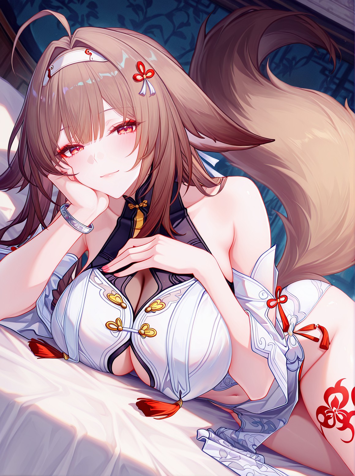 古风美人的慵懒魅力瞬间