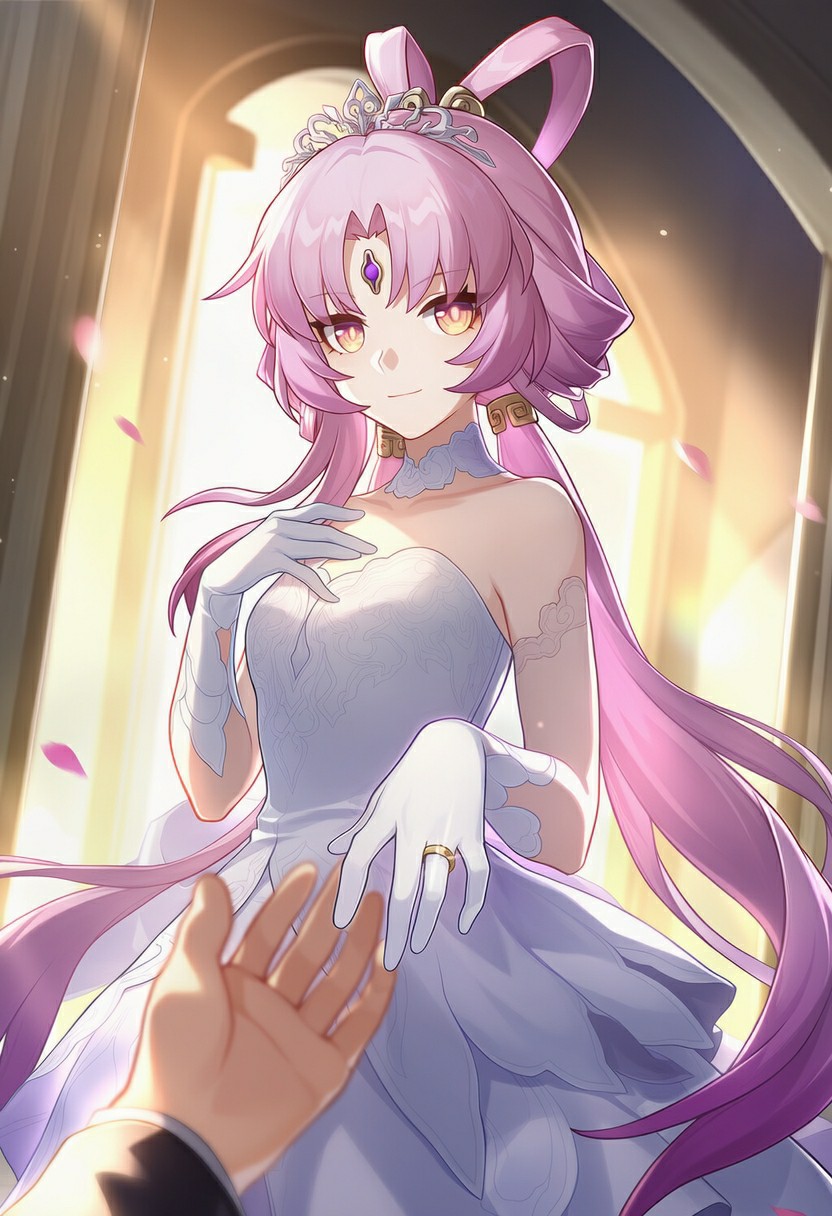 粉发礼服少女 梦幻互动氛围感拉满