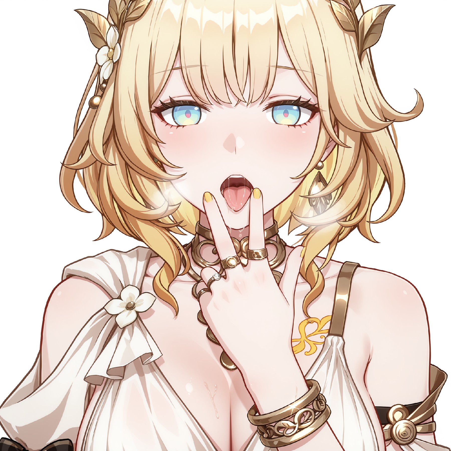 原神荧优雅华丽造型 梦幻眼眸超吸睛