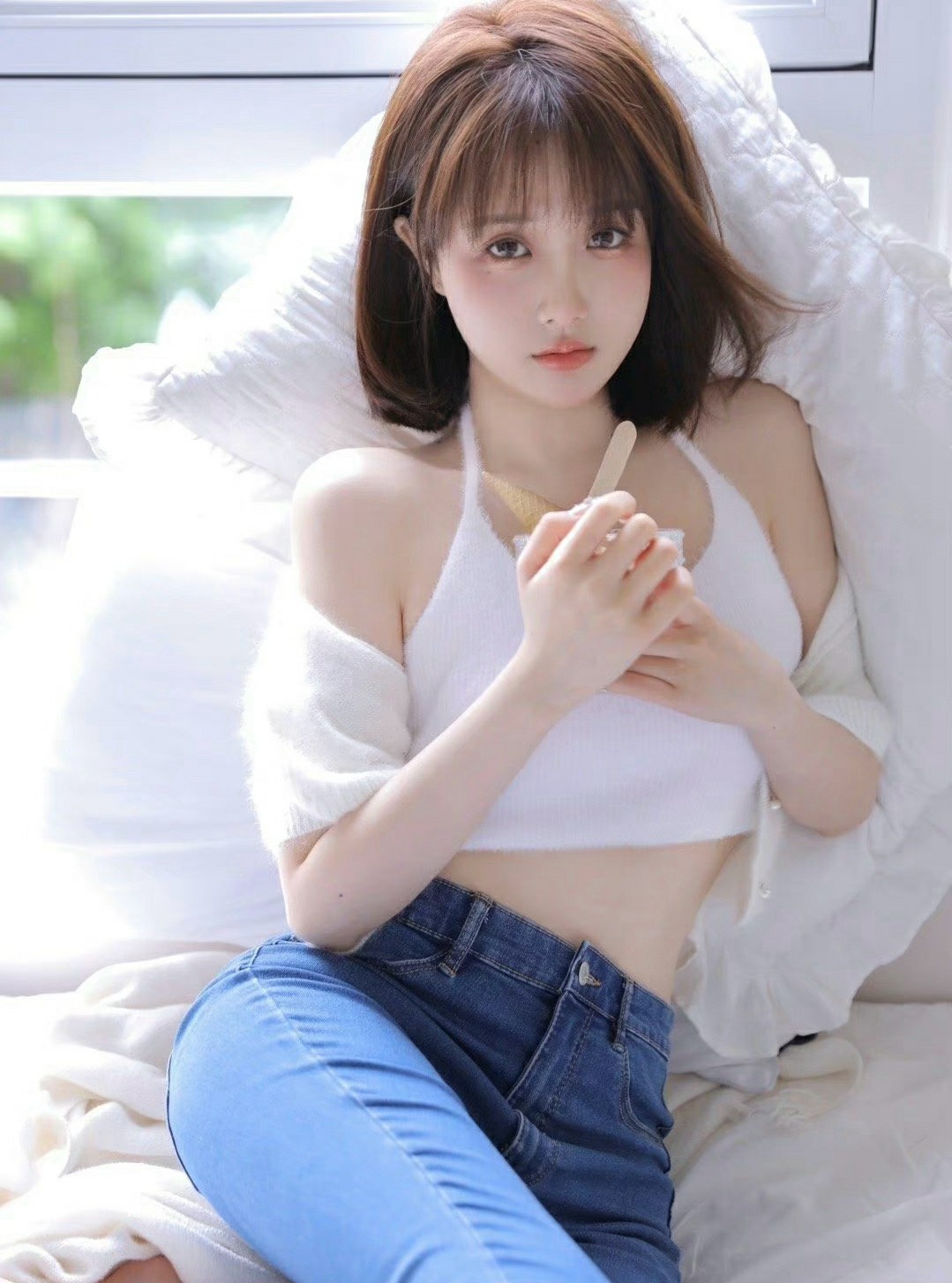 清甜夏日居家少女写真 温柔氛围感拉满