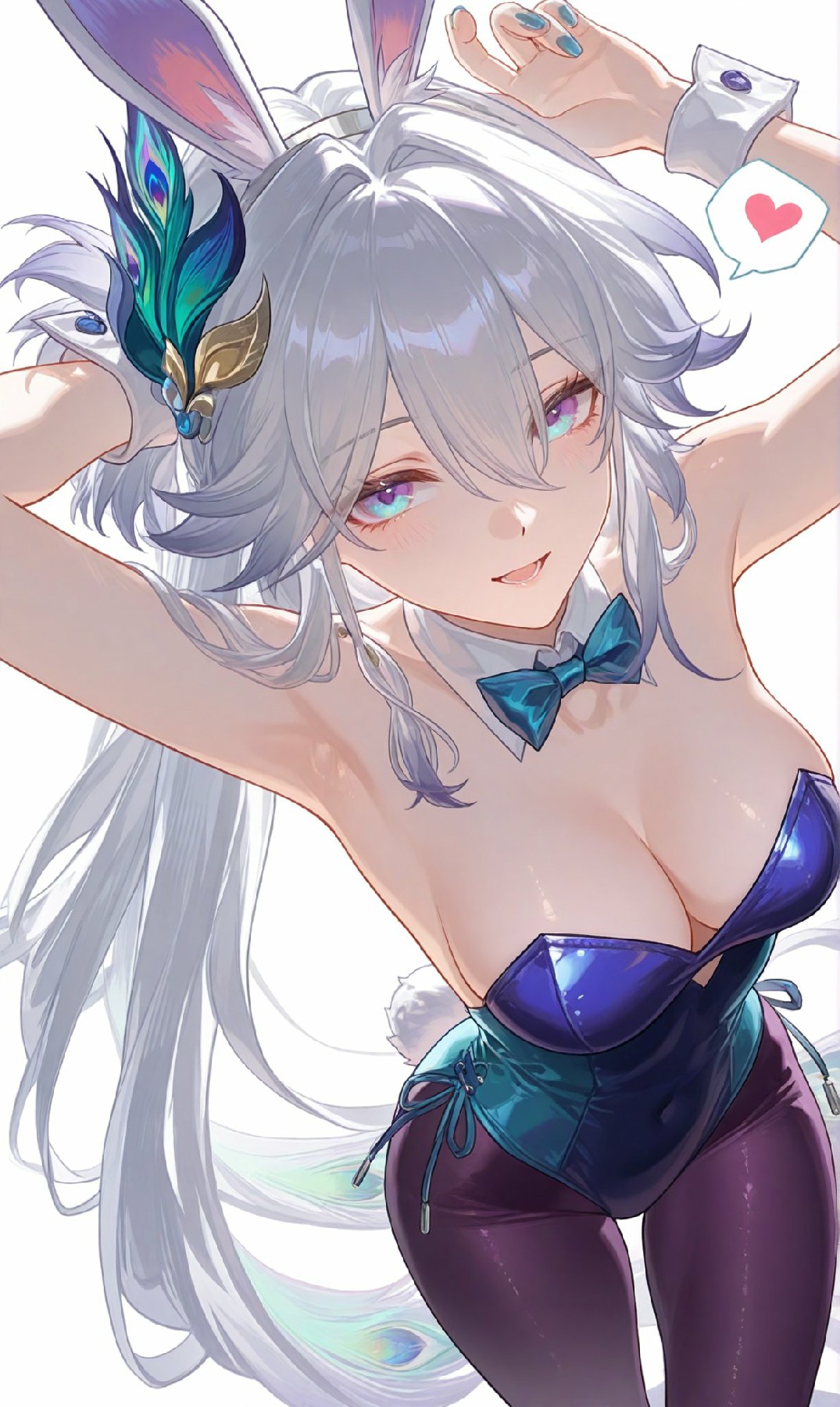 梦幻兔耳美少女的魅力瞬间