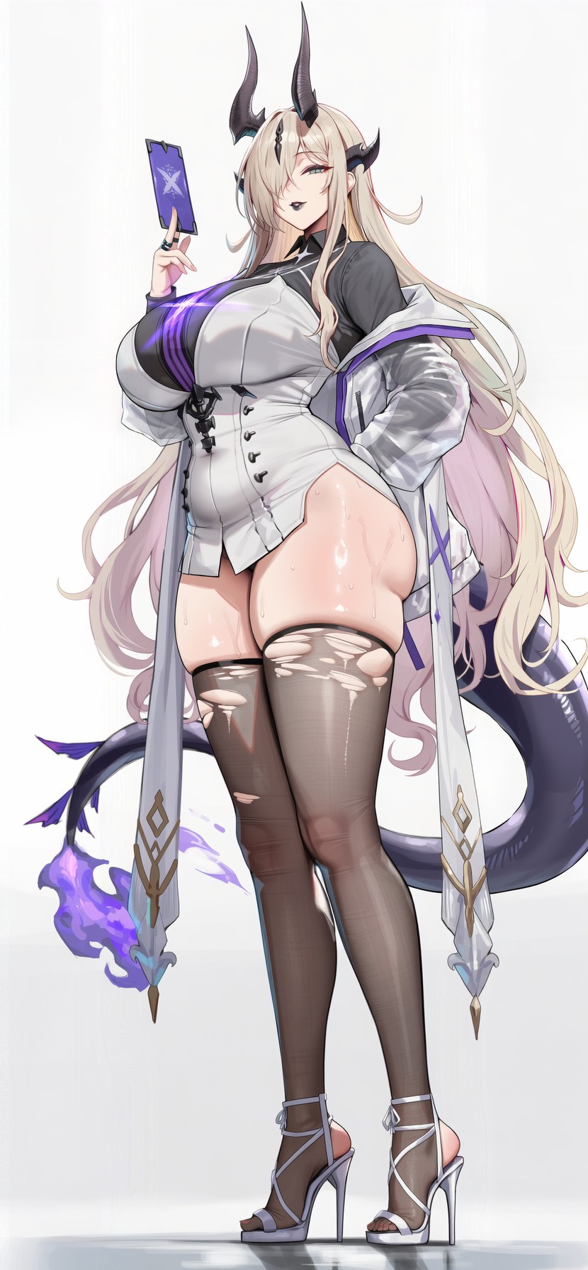 奇幻风格的魅力女性角色插画