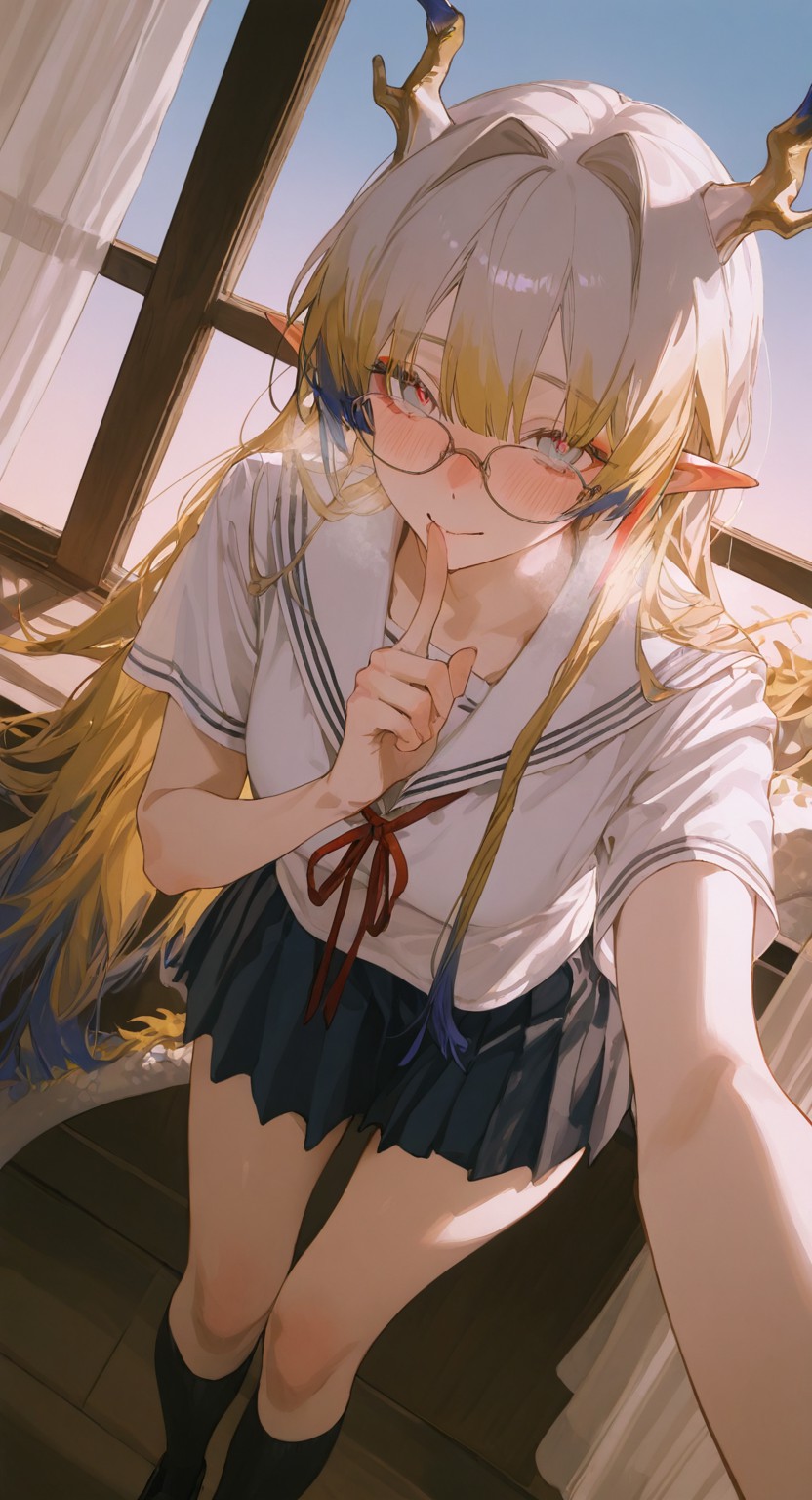 奇幻风格美少女的元气瞬间