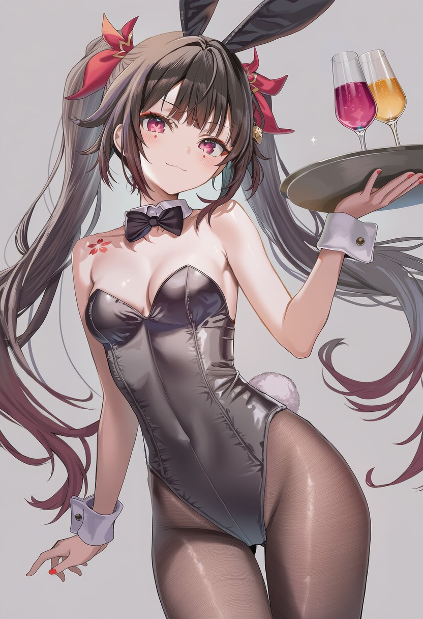 超绝兔耳娘服务生,颜值惊艳