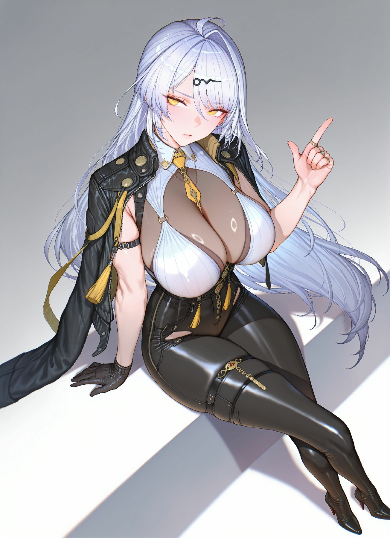 超酷飒的二次元个性美女登场