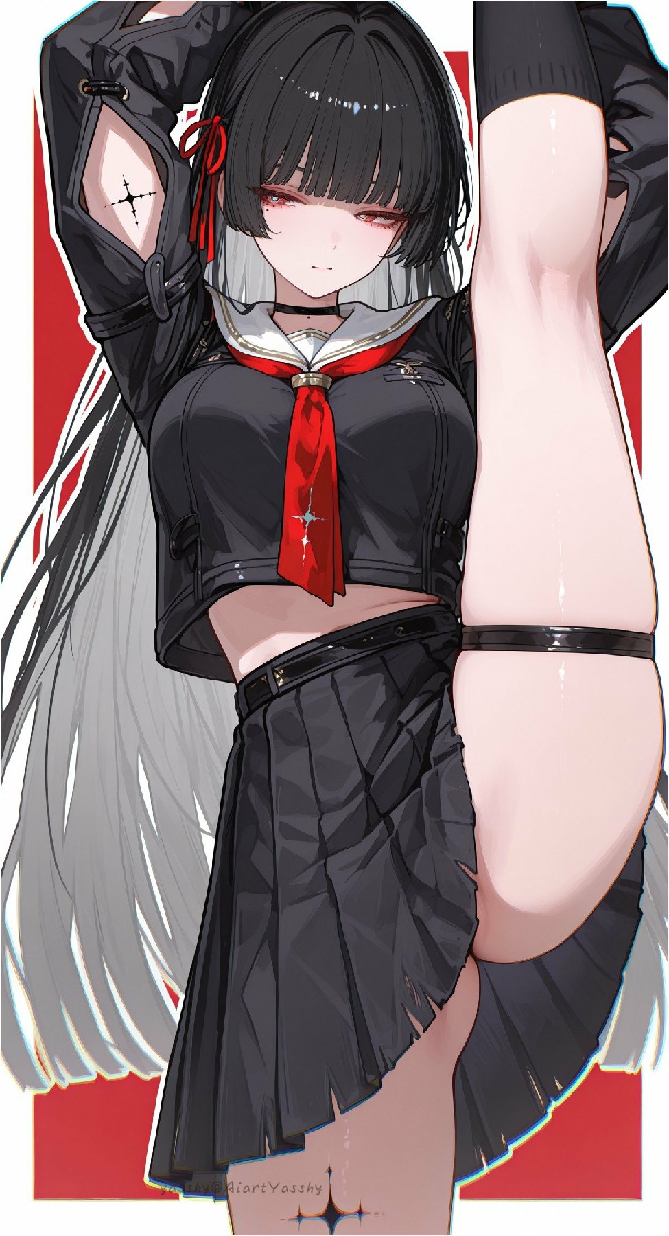 酷飒二次元少女的魅力瞬间