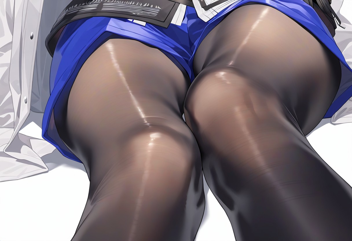 亮面黑丝质感爆棚，清冷系穿搭好有氛围感