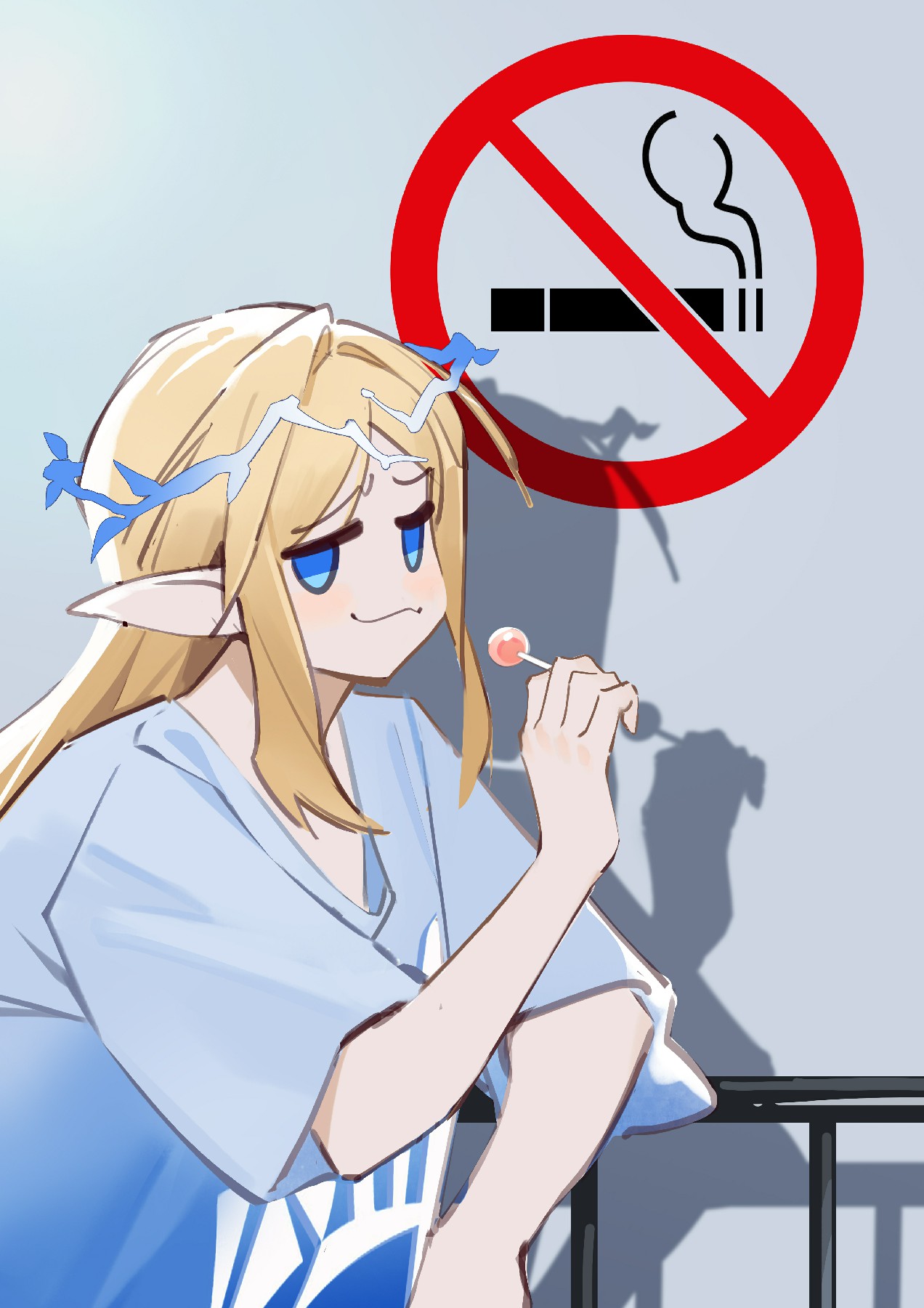 精灵耳少女的棒棒糖小确幸（禁烟版）