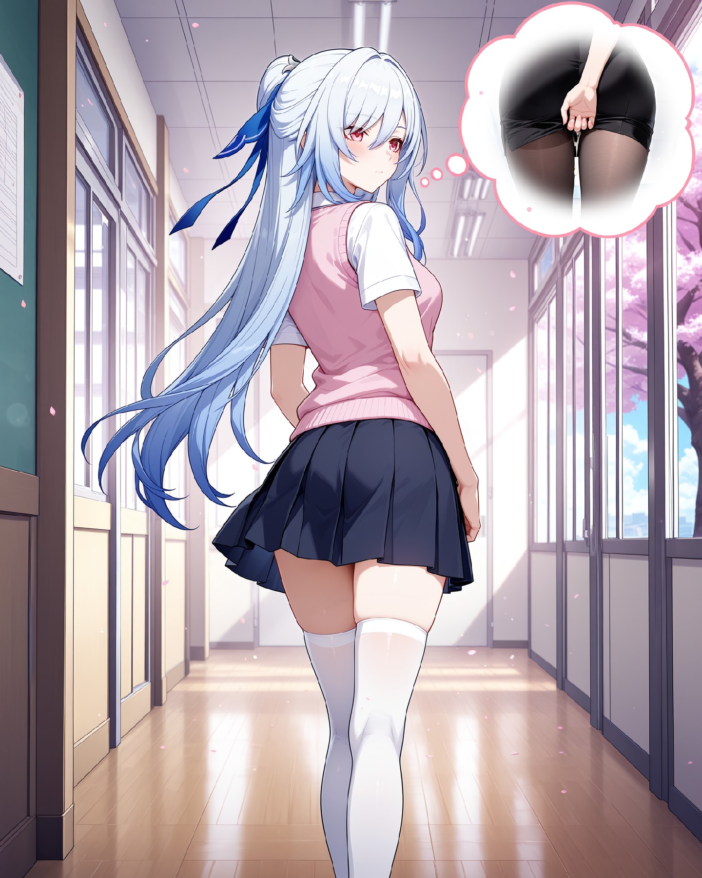 校园校服风镜流 藏在脑海里的小心思