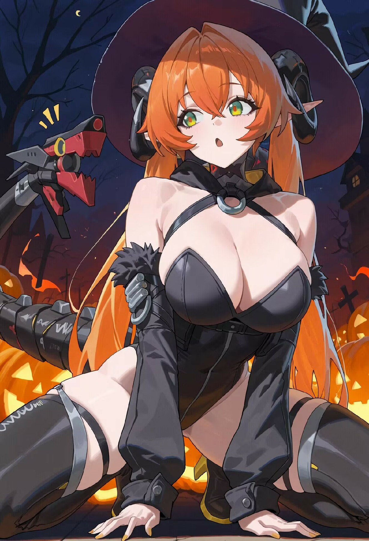 万圣节机械魔女 火辣造型超吸睛