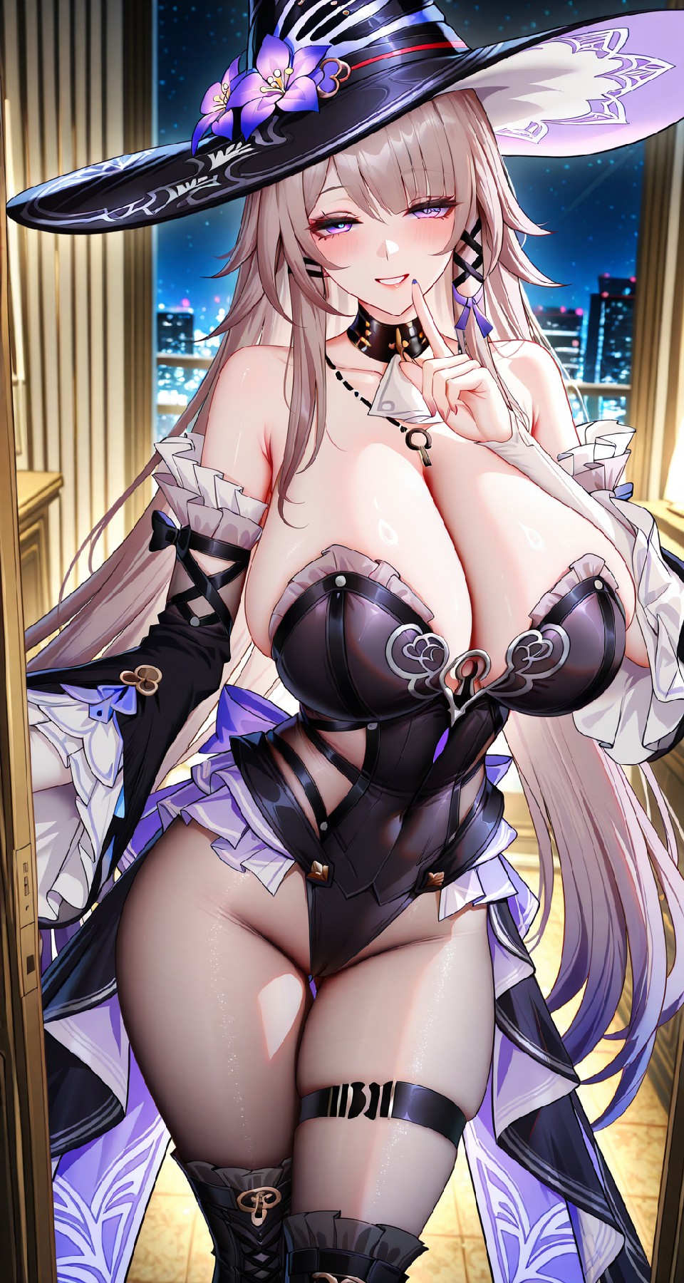 魔女风巨乳姐姐的都市夜之诱惑