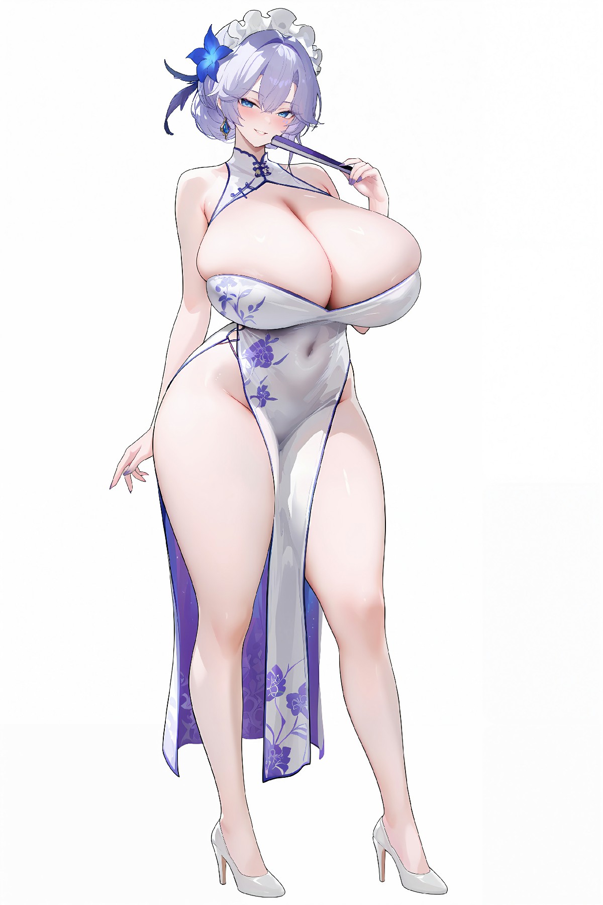 二次元旗袍美女 身材吸睛超惊艳