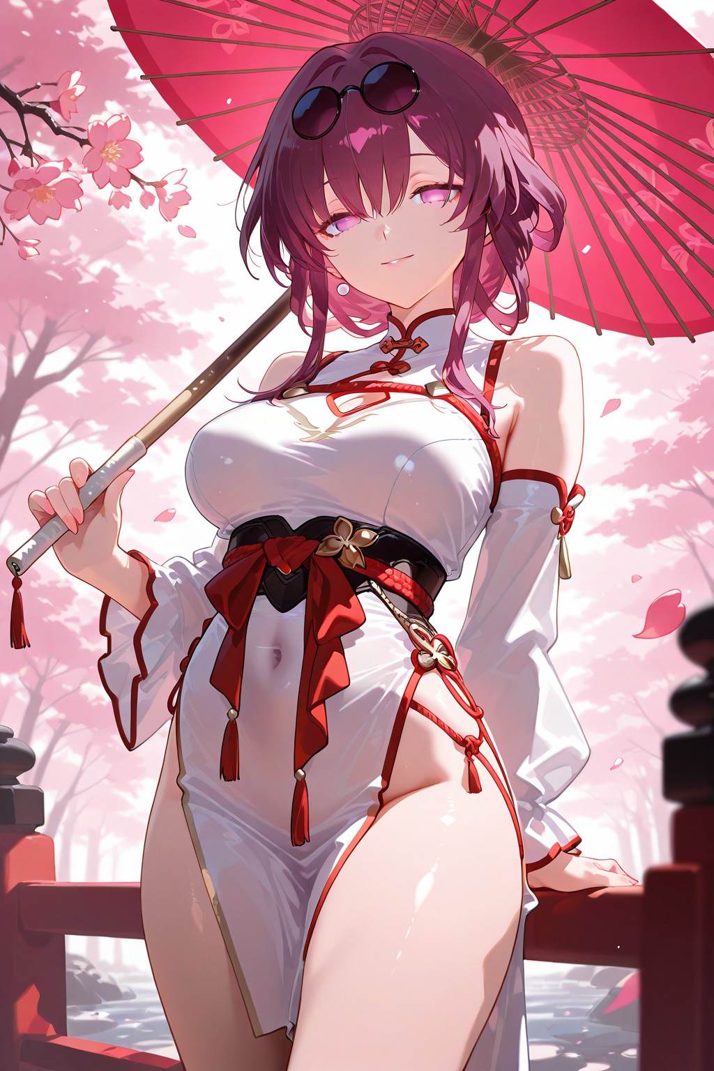 古风美少女的春日优雅时刻