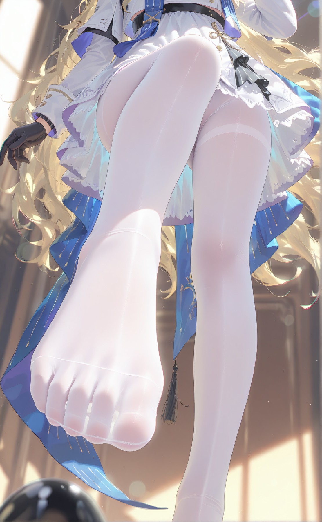 二次元白丝美腿，洛丽塔精致风