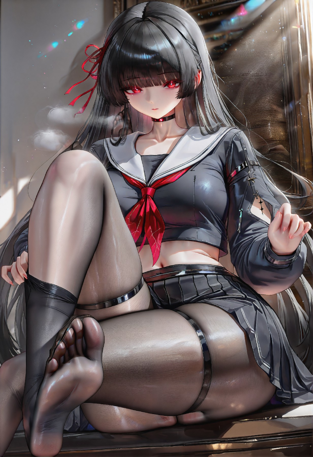 暗黑系水手服美少女的致命吸引力