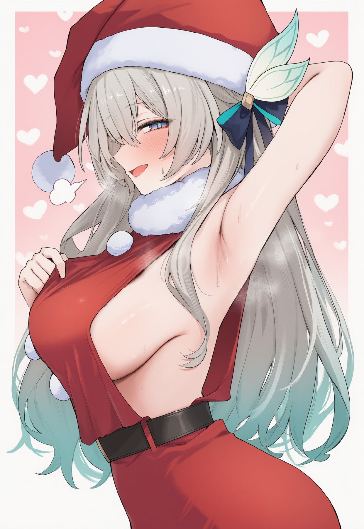 圣诞主题的二次元魅力角色