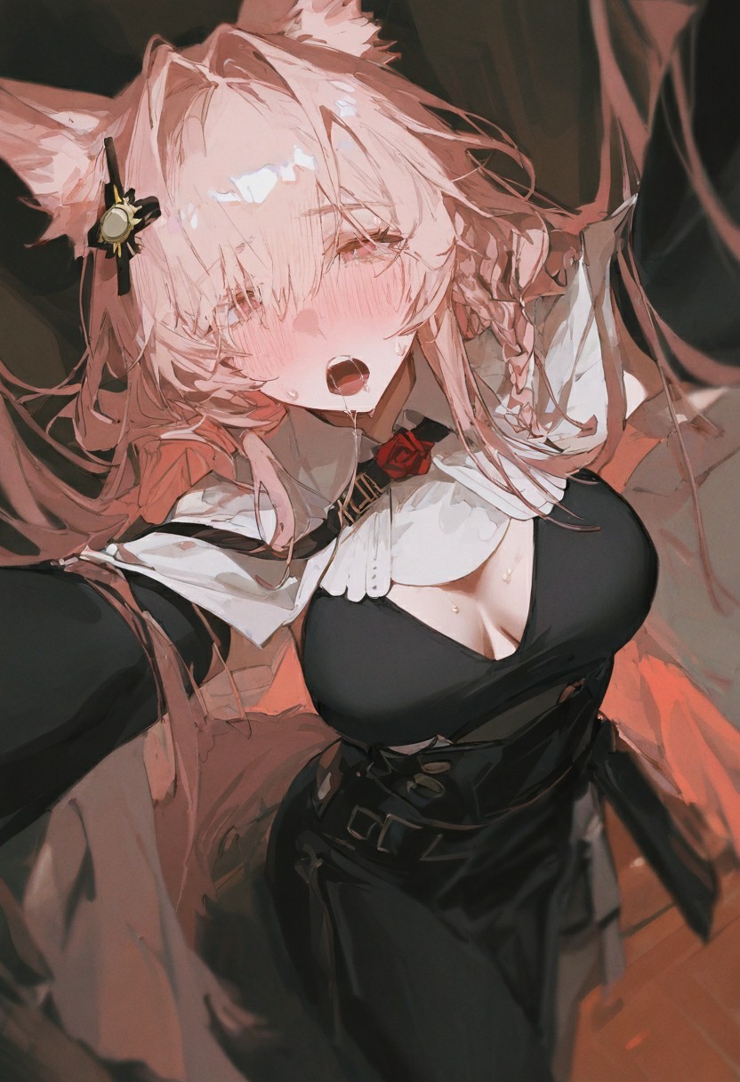 神秘魅惑的二次元少女形象