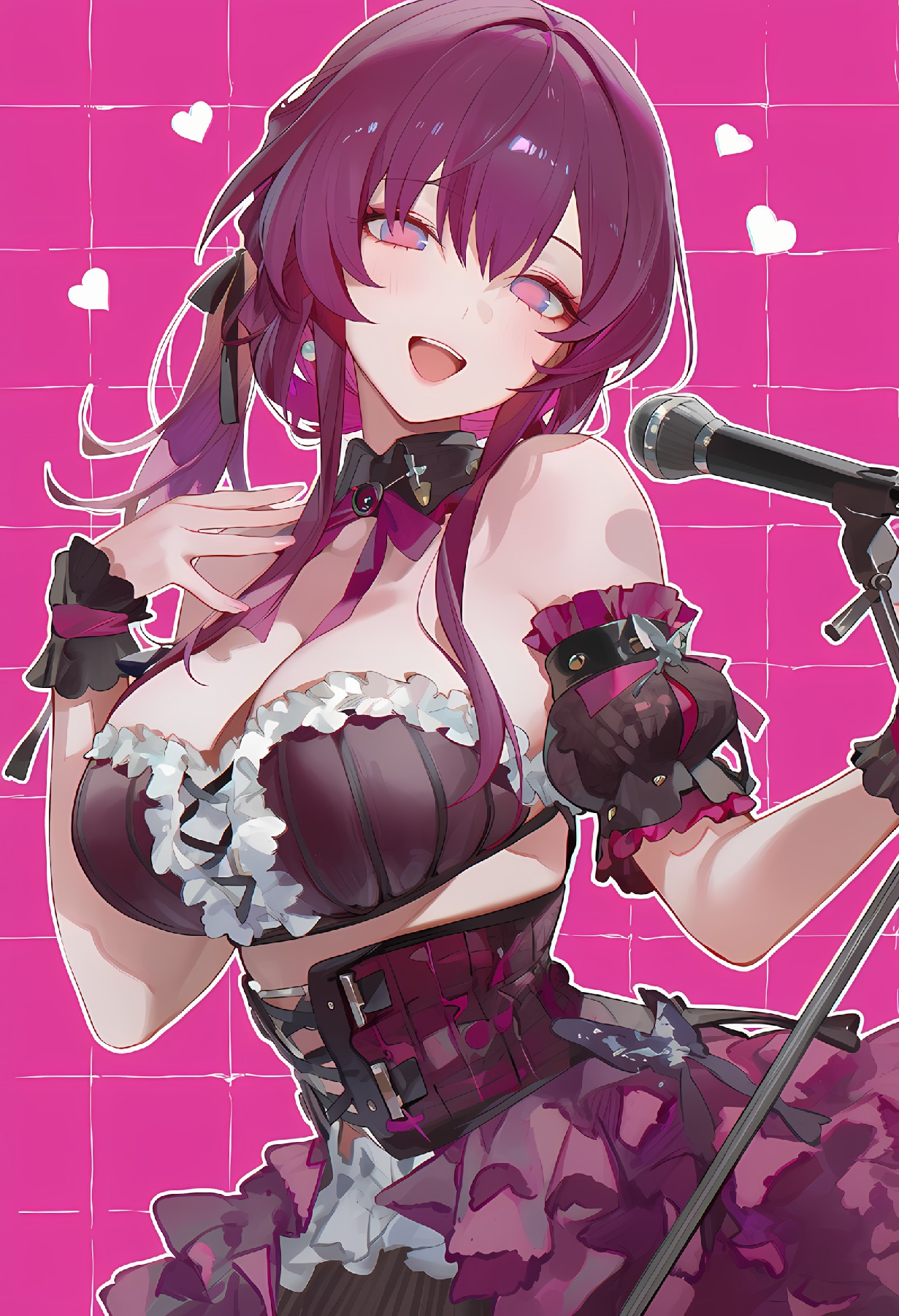 粉紫系歌姬二次元美少女惊艳登场